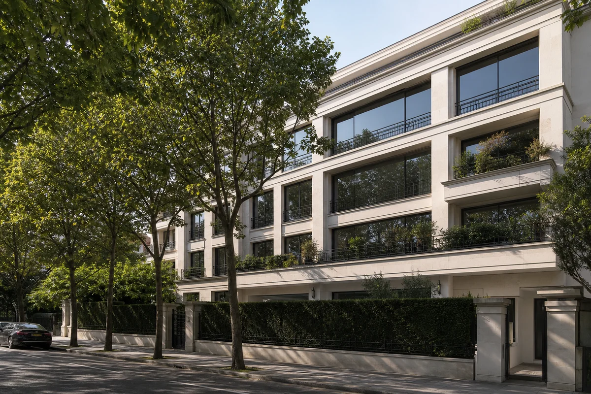 Immeuble de copropriété avec baies vitrées en Île-de-France - OZC Agencement